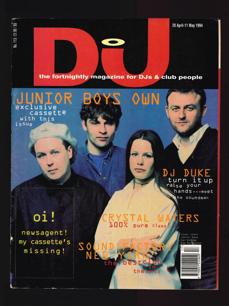 DJ Magazine April - Sept 1994 Dance Music and Clubs 30th - Etsy