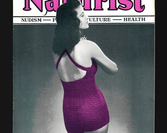 The Naturist Feb 1946 Original Vintage Magazine Nudism Physical Culture Health.