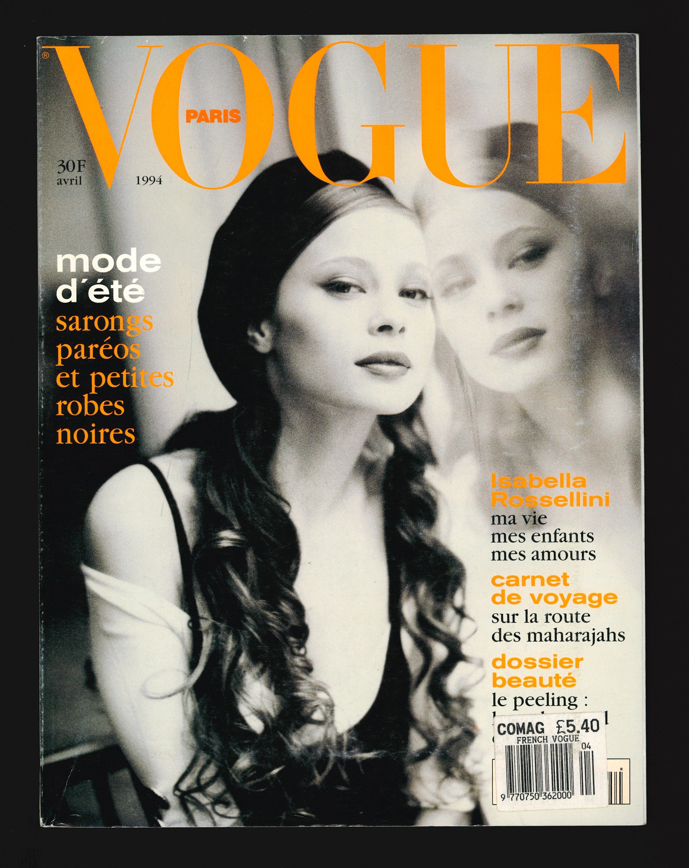 Vogue No 745 April 1994 Paris France Foreign Original Vintage