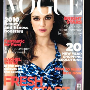 Vogue UK 2010 Back Issues British  Original Fashion Magazine Fabulous Fashion Issue Gift Birthday Present