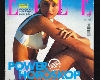 Elle July 1995 German Edition Vintage Magazine