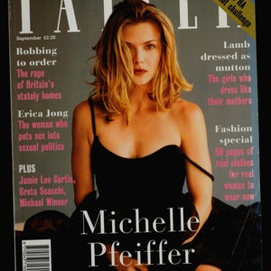 Okładka magazynu Tatler z września 1994 r.: Michelle Pfeiffer 30.
