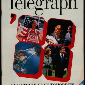 Telegrafen Wochenende Magazin 31. Dezember 1988 Jahr in Bild heute, Morgen verweht