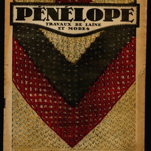 Penelope Wool Work no 89 Feb 15 1932 Feminine Original Vintage Fashion Magazine