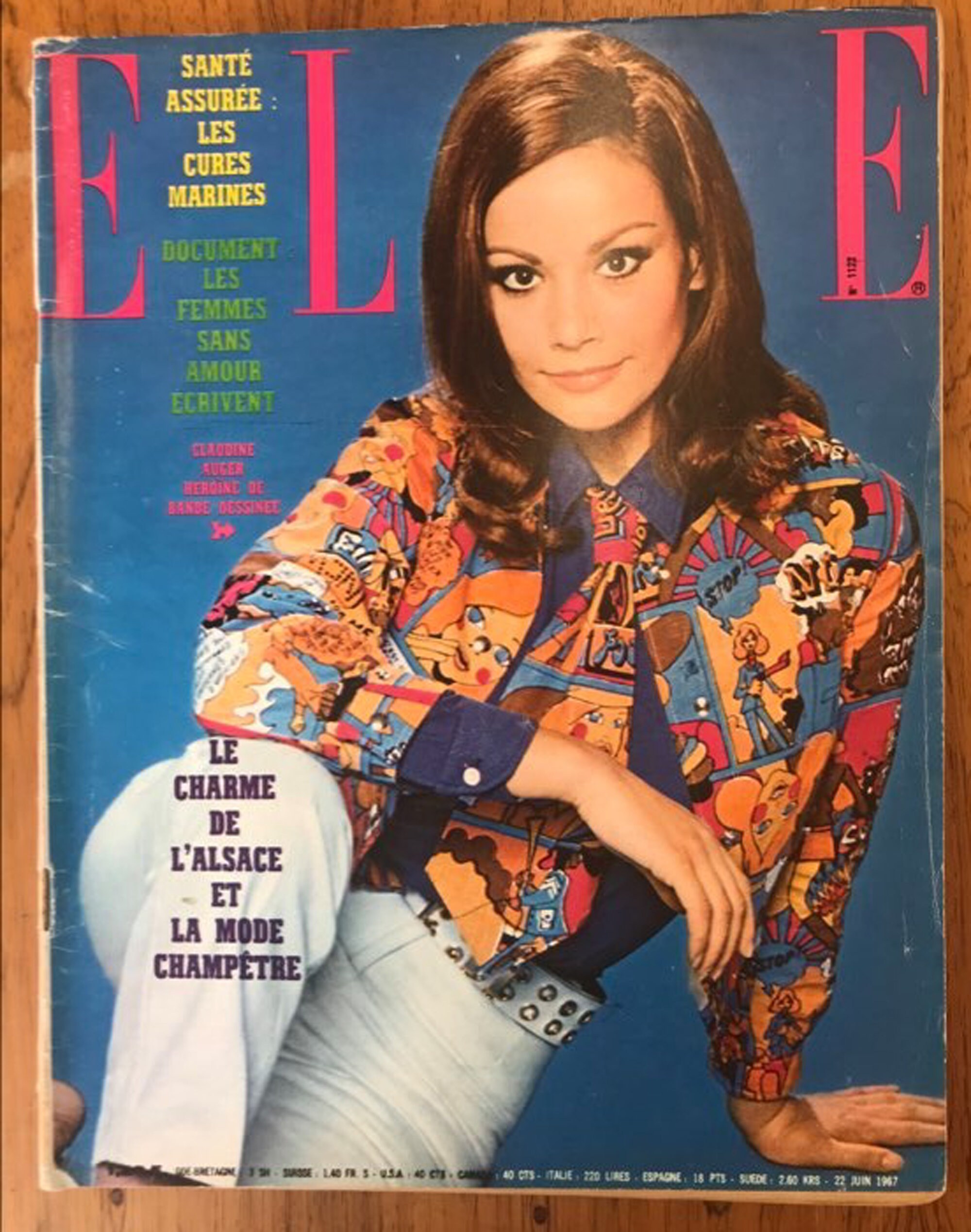Elle French April 27 1967 No 1114 Original Foreign Vintage Rare