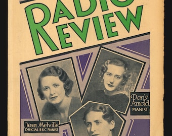 Radio Review No 18 Mar 7 1936 Original Magazine