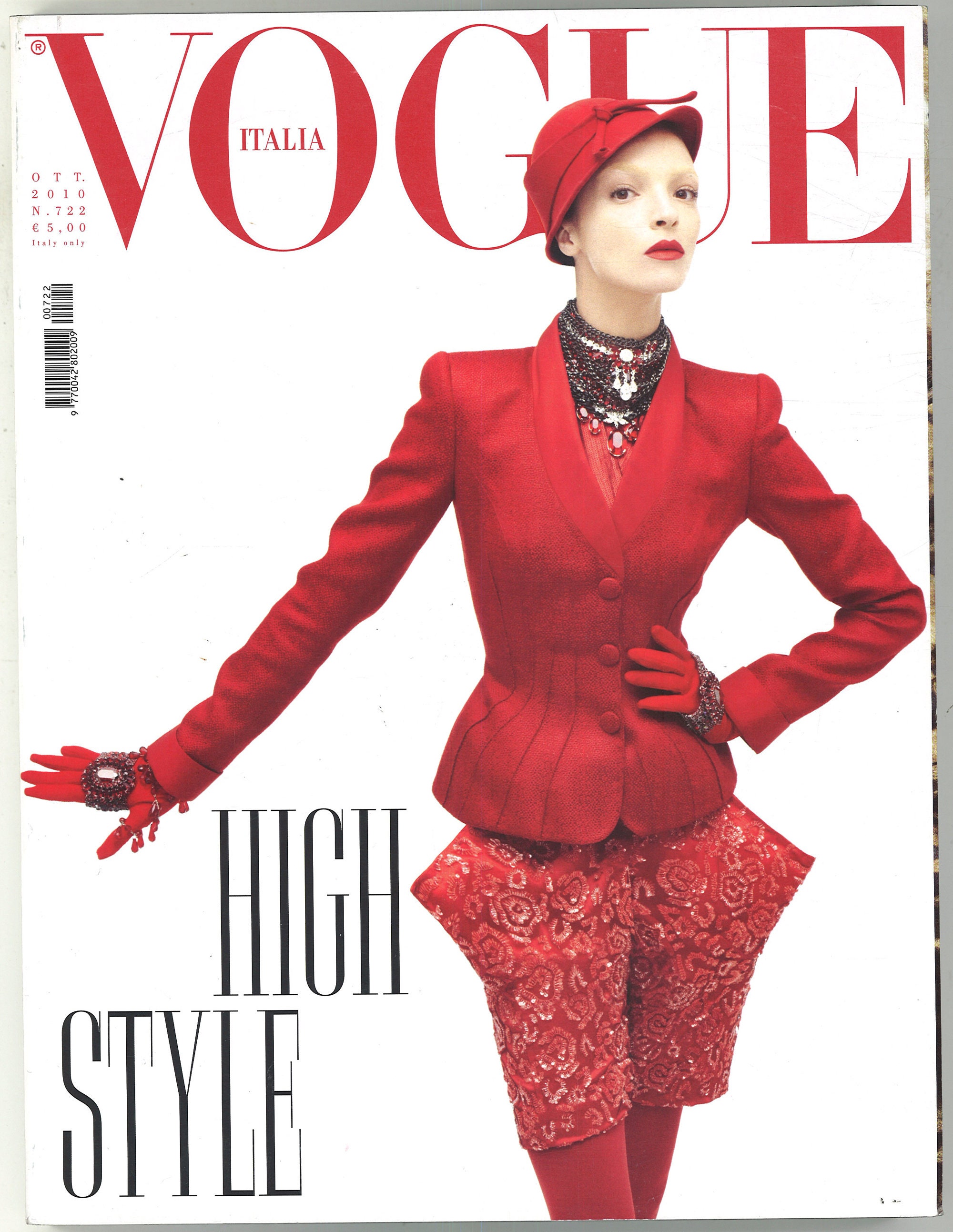 Vogue Italia No 722 Oct 2010 Italy Original Foreign Fashion Etsy