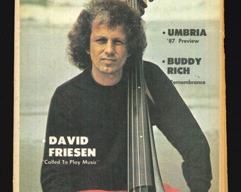 Jazz Times May 1987 Music Magazine. David Friesen