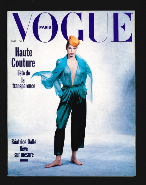 その他 Paris VOGUE covers Vogue Paris August 2000 Cover (Vogue France)