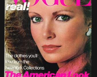 Vogue US Feb 1979 Original Vintage Fashion Magazine Jaclyn Smith