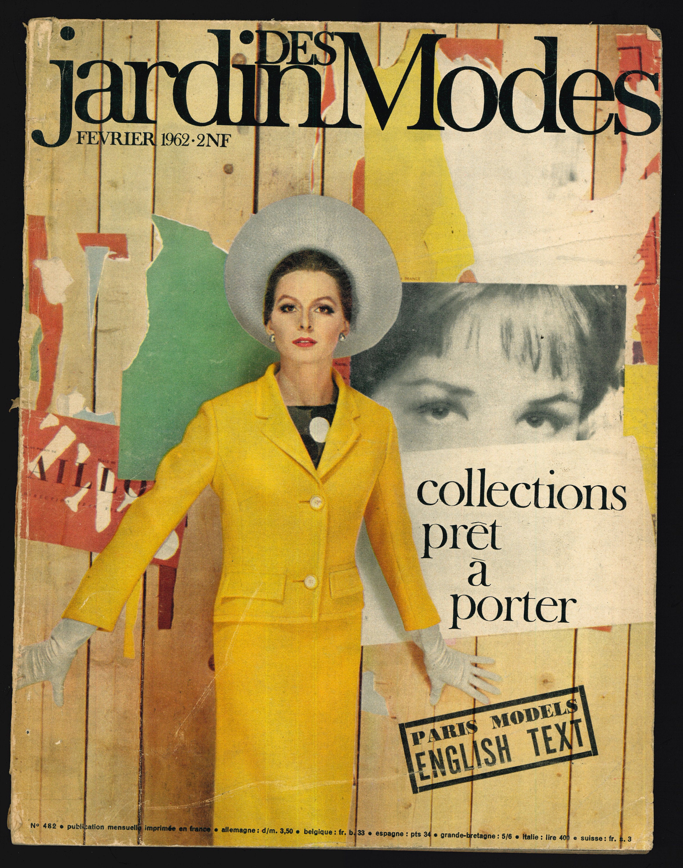 Jardin Des Modes 1962 Original Vintage Fashion Magazine - Etsy