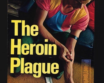 Newsweek 5 juillet 1971 Magazine vintage original The Heroin Plagure