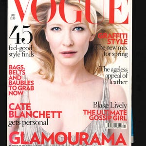 Vogue UK Jan -June  2009 Back Issues British  Original Fashion Magazine Fabulous Fashion Issue Gift Birthday Present