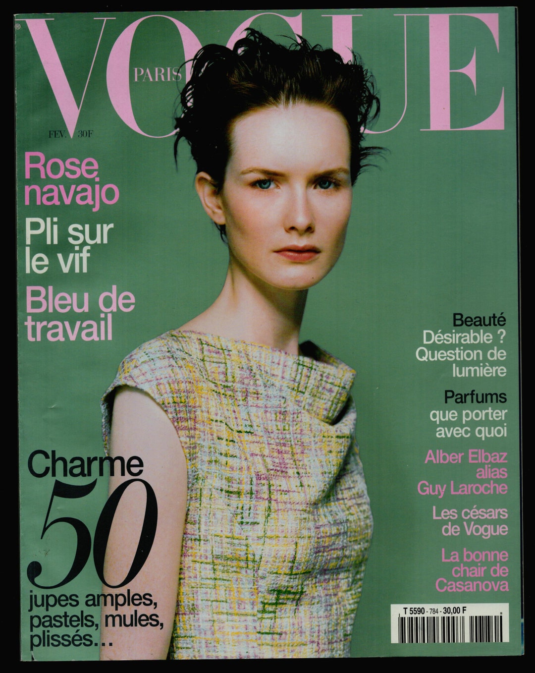 Vogue Paris Feb 1998 No 784 Vintage Fashion Magazine Alber Elbaz
