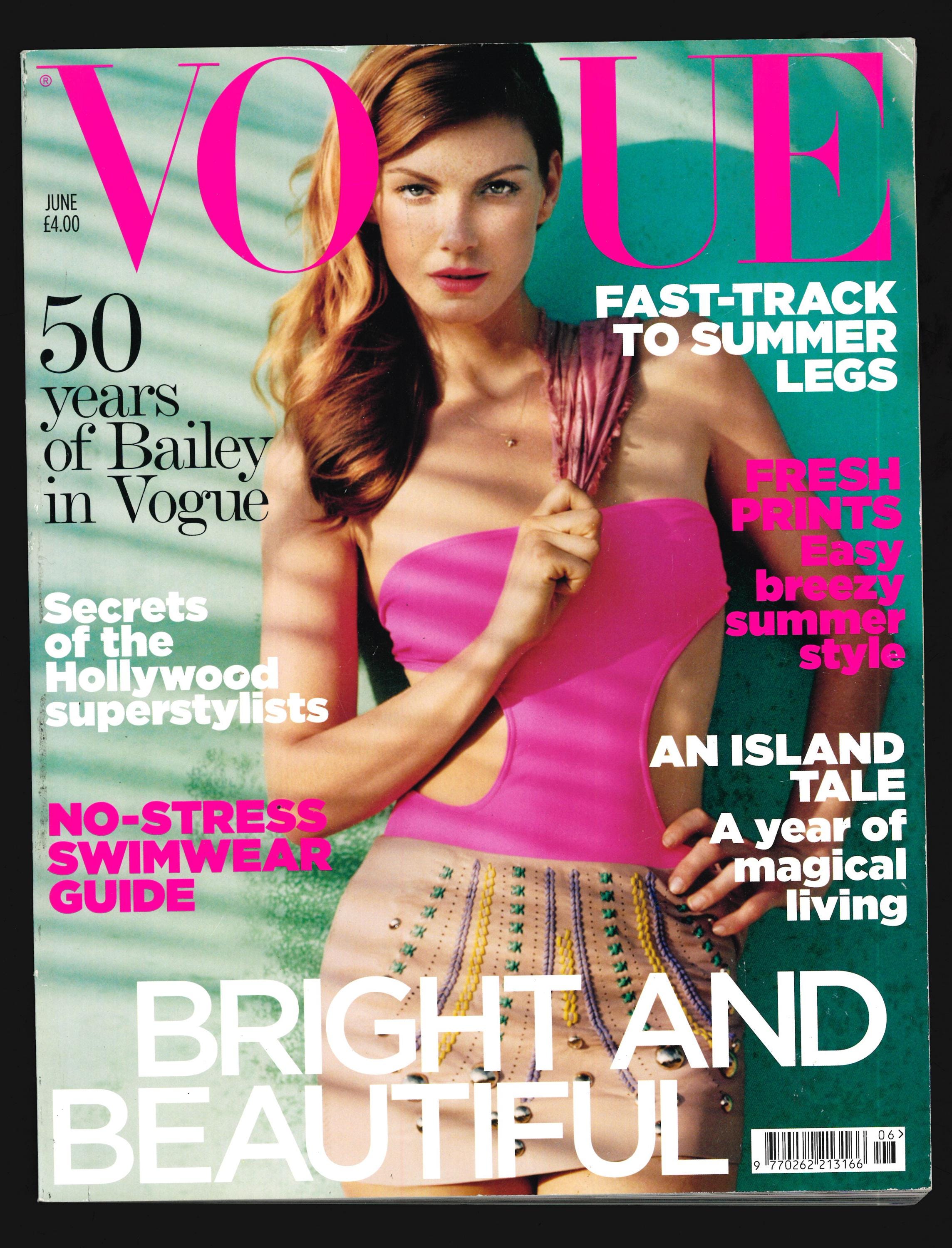 Vogue UK June 2010 Original Fashion Magazine - Etsy