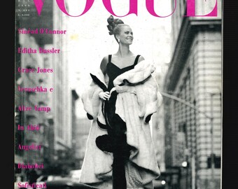 Vogue Italia No 484 Dec 1990 Original Vintage Fashion