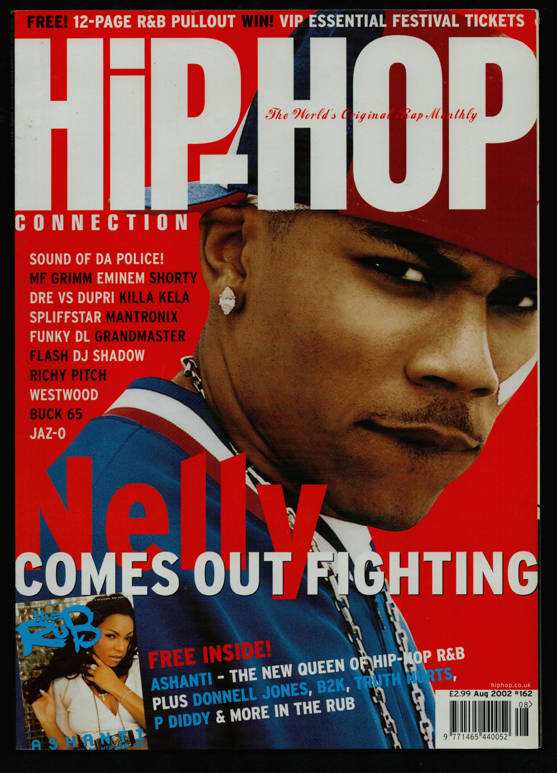 Hip Hop Connection Issue 162 Aug 2002 Music Magazine Cover