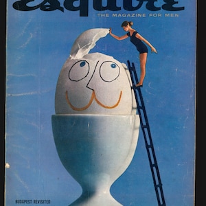 Esquire April 1956 Men&#39;s Fashion Marilyn Monroe, Denise Darcel, Golf, BUDPEST REVISITED