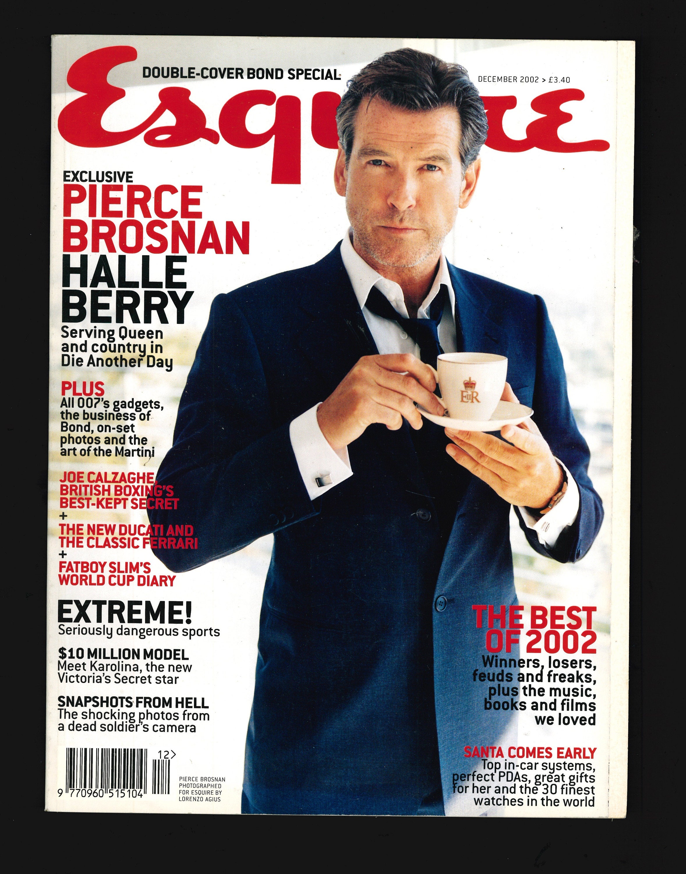 GQ UK MAGAZINE OCTOBER 2022 PIERCE BROSNAN COVER FEATURE