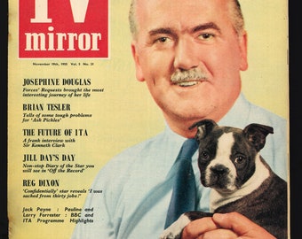 TV Mirror Vol 5 No 21 Nov 19 1955 Original Magazine