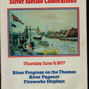 Silver Jubilee Celebrations June 9 1977 Original Souvenir Brochure and Programme