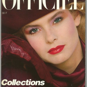 L&#39;Officiel No 685 Sept 1982 Paris French Original Retro Vintage Fashion Magazine Gifts Present