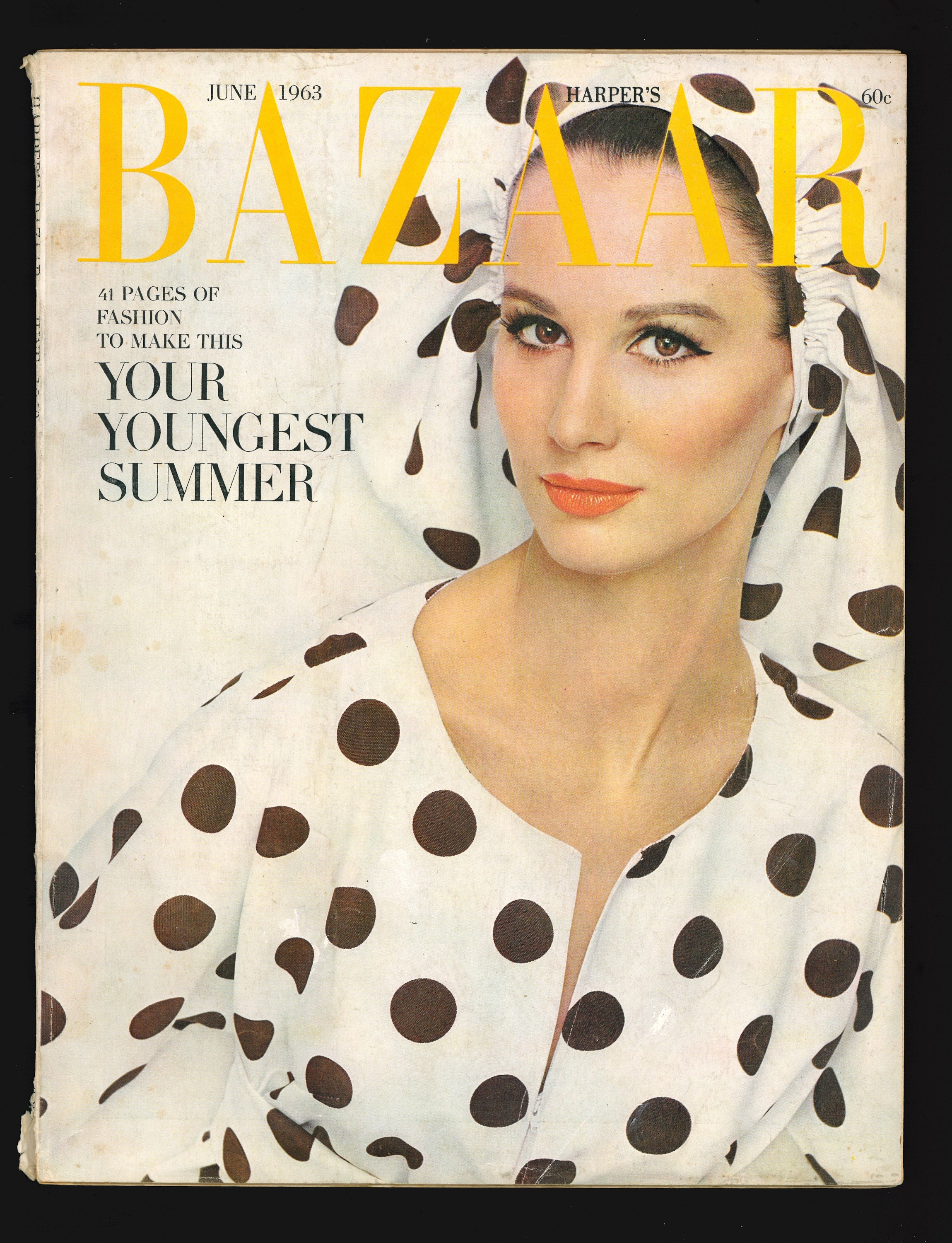 Harper's Bazaar US June 1963 Vintage Rare Retro Original