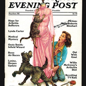 Saturday Evening Post May/June 1983 Lynda Carter Ozzie Smith