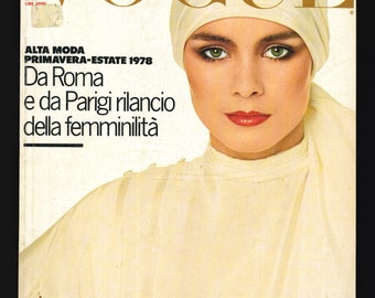 Vogue Italia Feb 1991 No 486 Original Vintage Fashion Magazine