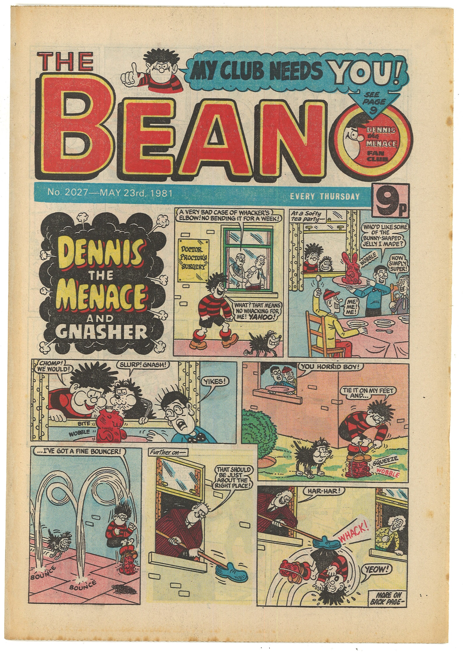 Beano no 2027 MAY 23 1981 UK Original British Vintage Comics Etsy