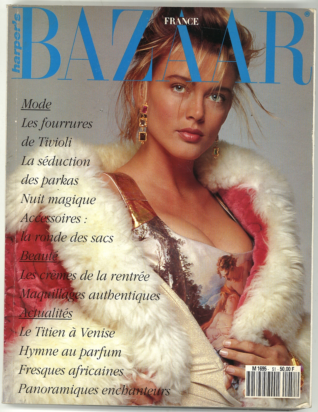 Dessin Harper's Bazaar Magazine Vintage Harper's Bazar Point De Croix - Années Art Déco, Modèle Dame, Incomplet, édition Américaine Magazine Harper's Bazar Point De Croix Art Déco Vintage