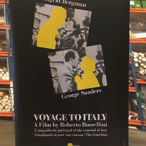 Voyage To Italy. BFI RR Double Crown Movie Poster