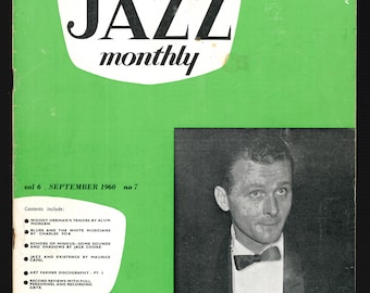 Jazz Monthly Sept 1960 British Music Magazine.