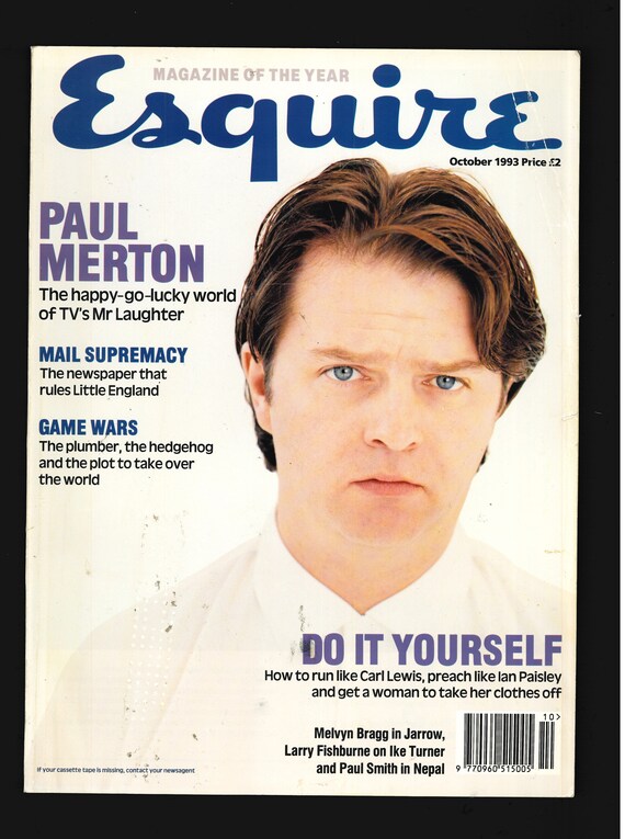 Esquire Magazine UK Oct 1993 Magazine Cover: Paul Merton