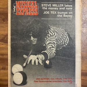 NME May 14 1977 Ian Hunter The Damned Ramones