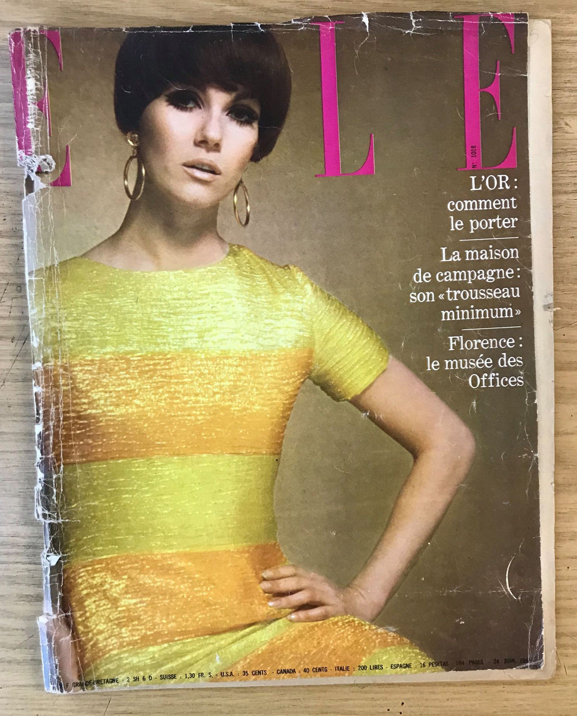 その他 ELLE French 8 JUILLET 1965 ELLE French 8 JUILLET 1965 - メルカリ
