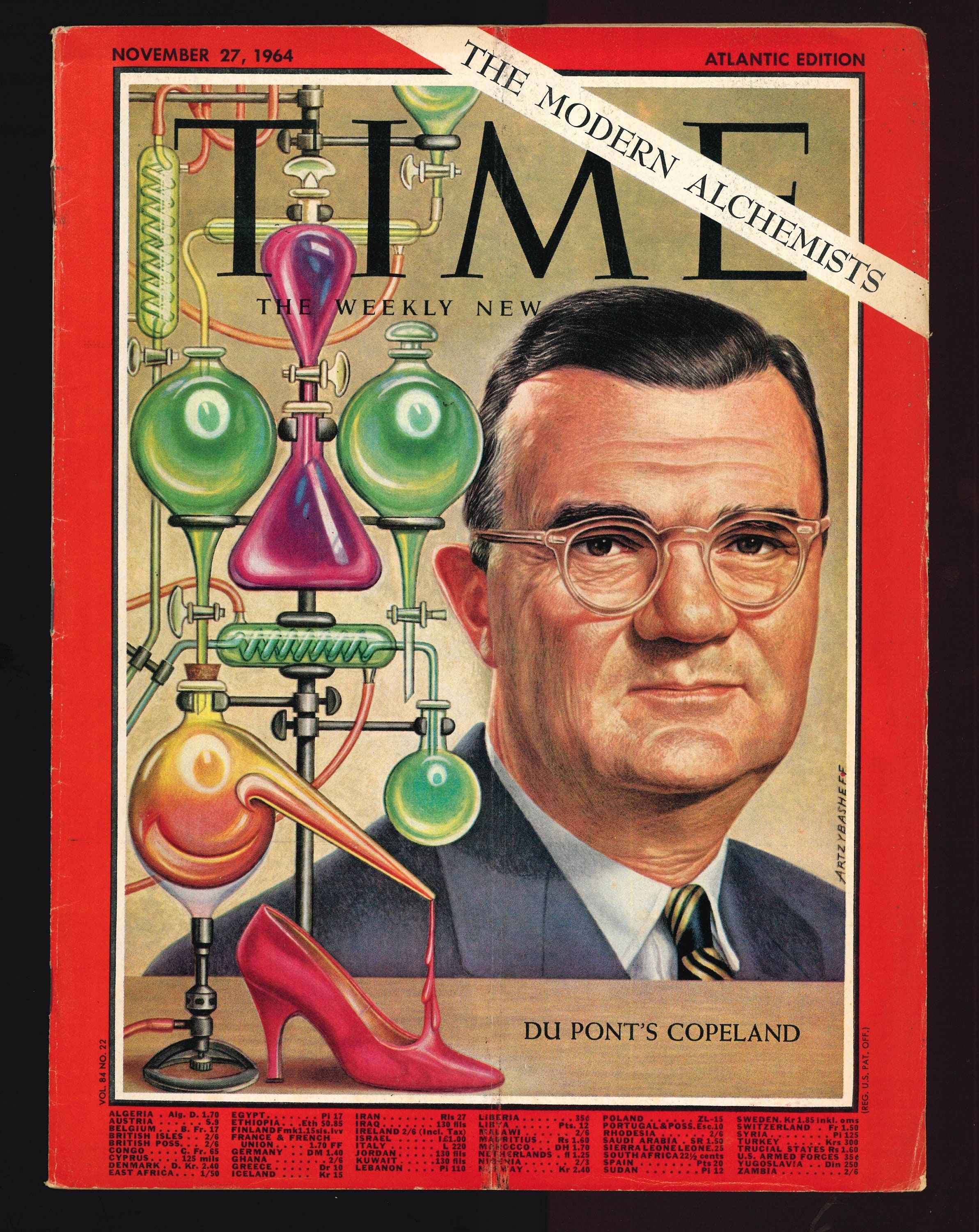 タイム・アトランティック版 1964年11月27日 デュポンのコープランド60周年 - Etsy 日本