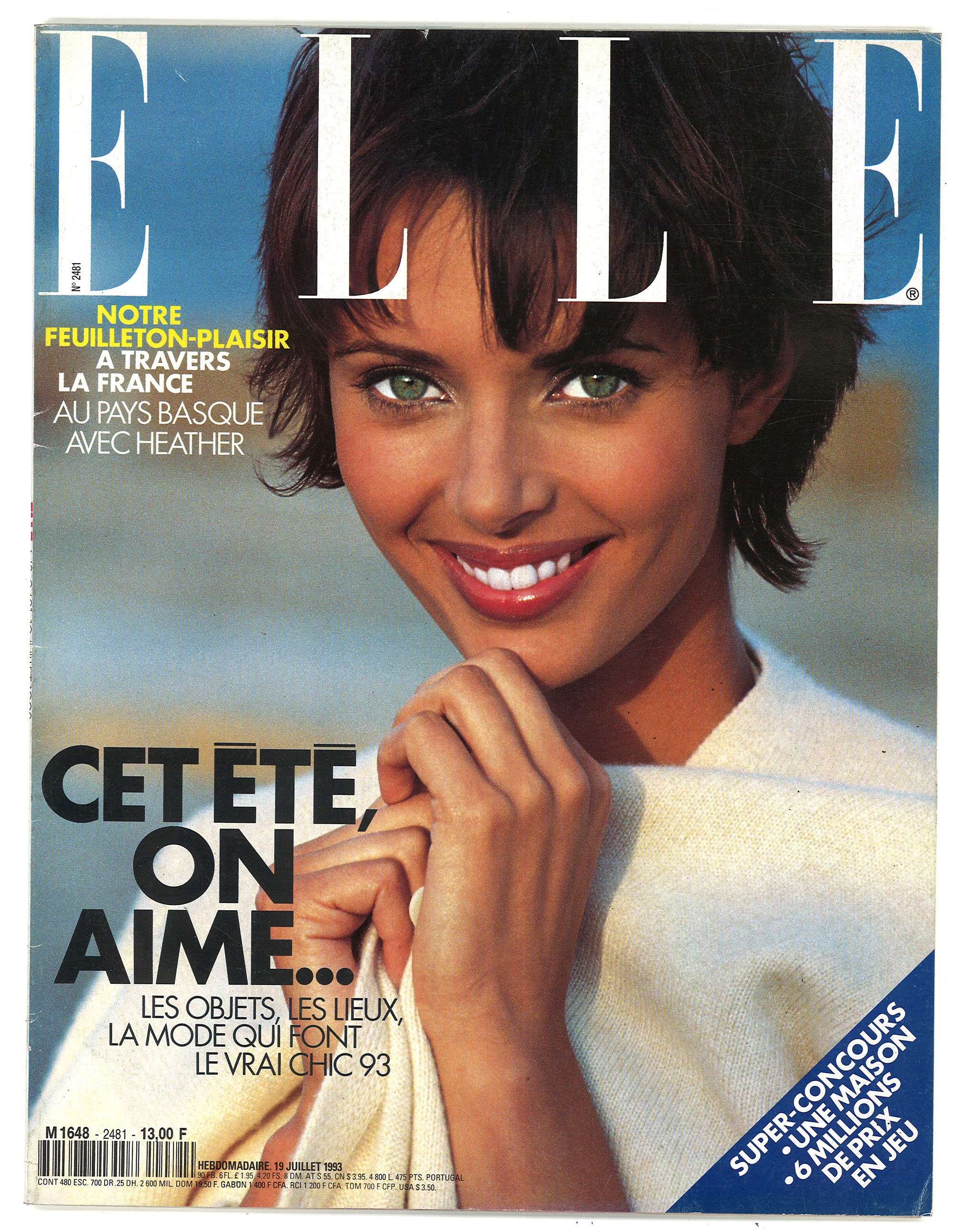 Buy Elle No 2481 July 19 1993 French France Paris Foreign Original