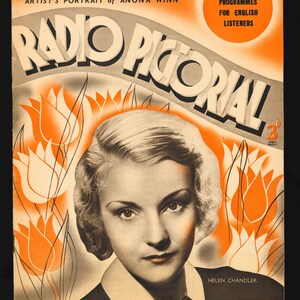 Radio Pictorial No 59 March 1 1935 Original Magazine