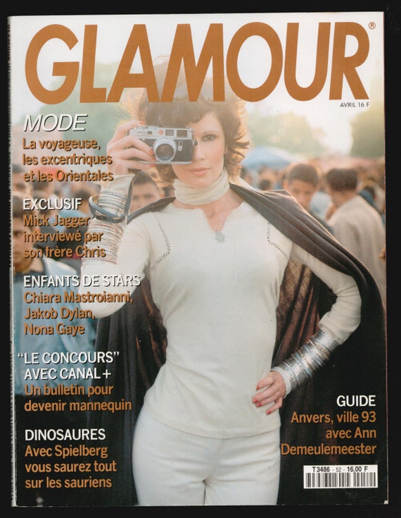 Glamour No 52 April 1993 French Original Vintage Fashion Magazine