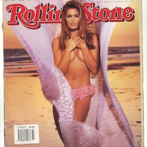 Rolling Stone Issue 672/3 Dec 23 93-Jan 6 1994 Vintage Magazine Cindy Crawford cover Special double issue 30th Birthday
