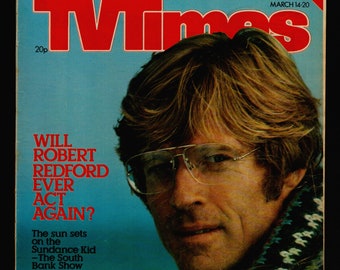 TV Times March 14-20 1981 London Thames / LWT  Vintage Magazine Robert Redford