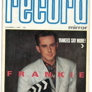 Record Mirror 1 dicembre 1984 UK British Original Vintage Music Magazine regalo regalo compleanno Frankie Stranglers Status Quo Culture Club 40th