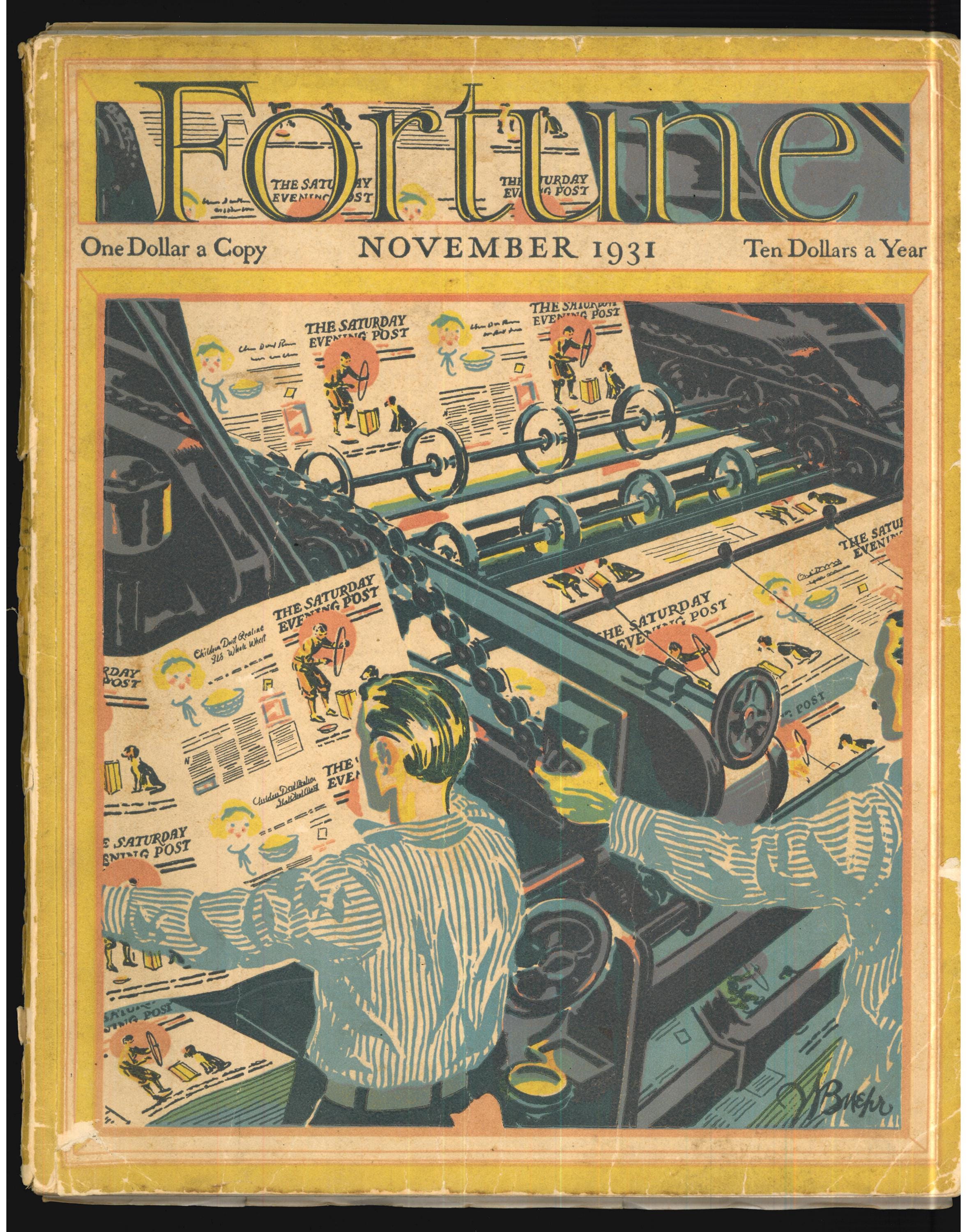 Vintage Fortune Magazine - Etsy