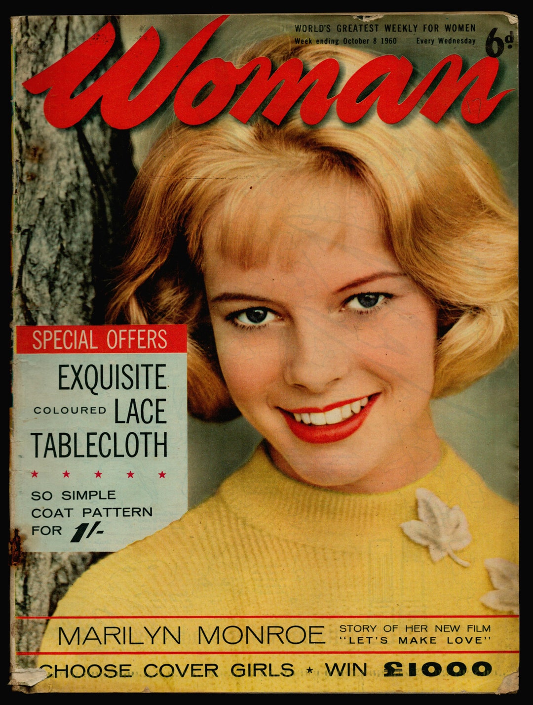 Woman Oct 8 1960 Original British Vintage Weekly Women Magazine