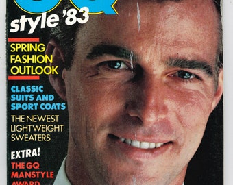 GQ 12冊 ヴィンテージ 雑誌 ファッション アメリカ  60's 70's GQ US 1983 and 1984 Original Vintage Magazine - Etsy