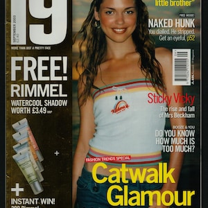 19 Magazine Sept 2003 British UK Original Fashion Claire Danes