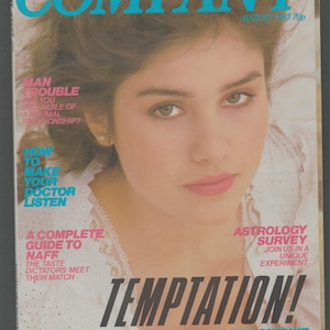 Firma August 1983 UK British Original Vintage Fashion Magazin Juliet Cover von Tony McGee