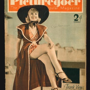 Picturegoer Film Movie Cinema Hollywood 1937 Original Vintage Magazine