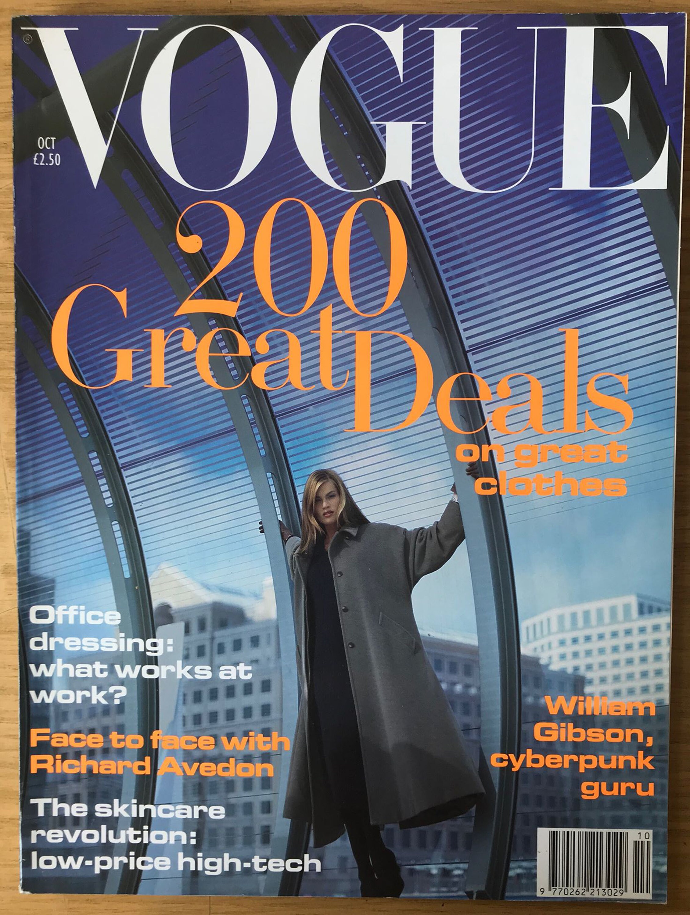Vogue UK Oct 1993 Original British Vintage Fashion Magazine